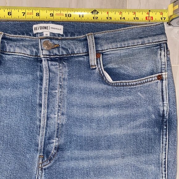 RE/DONE Originals 2019 Skinny Leg Ankle, Raw Hem, 33x30, NWOT, $279 MSRP - Picture 6 of 12